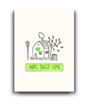 Home Sweet Home – Adorable Small Home Illustration Card
