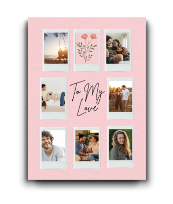 To My Love – Romantic Photo Album Card!