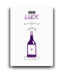 Cheers to Success Good Luck Card