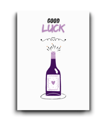 Cheers to Success Good Luck Card