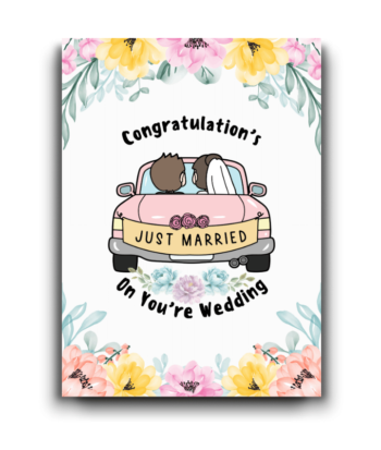 Heartfelt Wedding Congratulations: Just Married Couple’s Joyful Journey