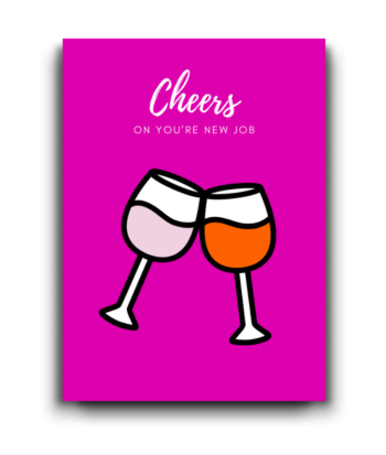 Congrats & Cheers New Job Card