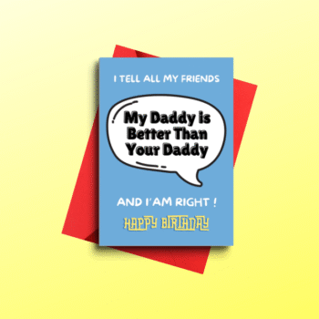 Playful Birthday Card for Dad