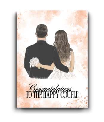Congratulations to the Perfect Couple – Wedding Card!