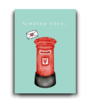 Post Box – Sending Love Envelope Card