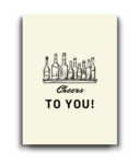 Cheers to You – Fun Alcohol Shelf Card