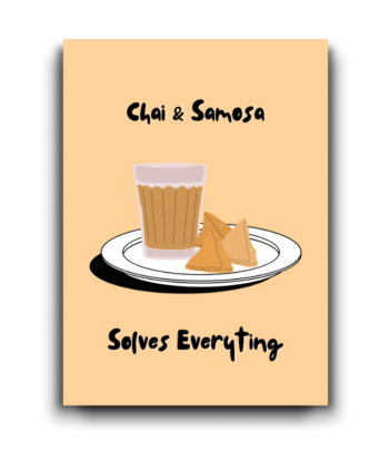 Chai & Samosa Fix Everything Card