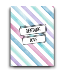 Minimalist Sending Love Greeting Card
