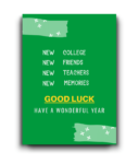 New College, New Memories – Good Luck Card
