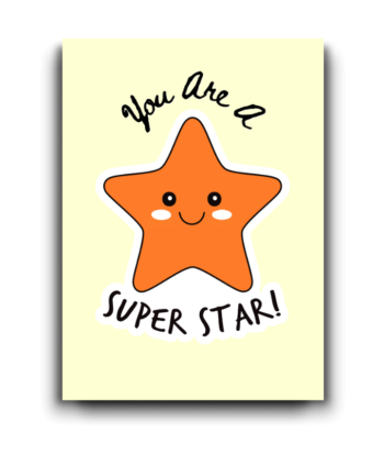 You're a Superstar – Celebratory Congratulations Card
