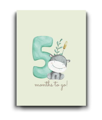 Five Months to Go – Heartfelt Pregnancy Card!