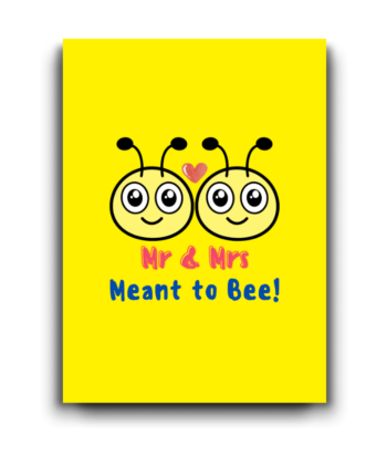Mr. & Mrs. Meant to Bee – Cute Bee Couple!