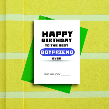 To the Best Boyfriend