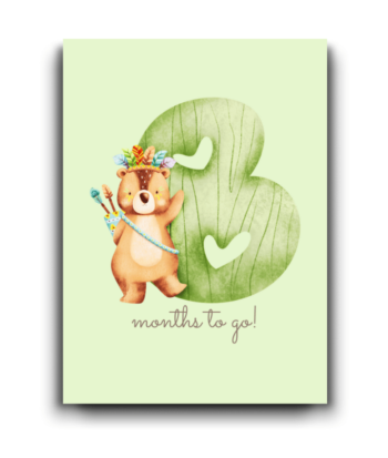 Eight Months to Go – Special Pregnancy Card!