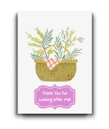 Thank You for Looking After Me – Thoughtful Mother’s Day Card