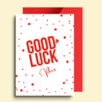 Good Luck Vibe Encouragement Card