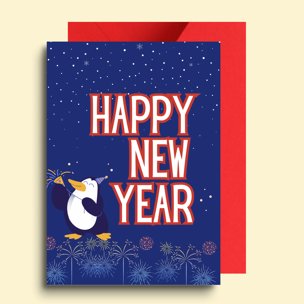 10 Festive Celebration Greeting Card - Image 1