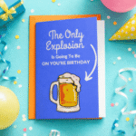 Funny Explosion-Themed Birthday Card