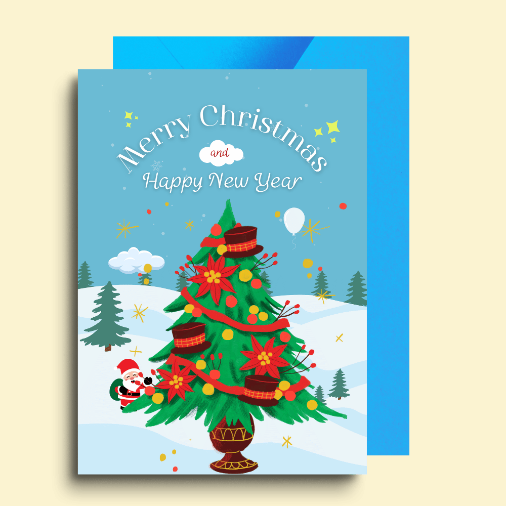 11 Merry Everything & Happy Always Card - Image 1