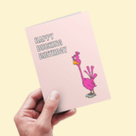 Happy Ducking Birthday – Funny Duck Greeting Card - Image 3