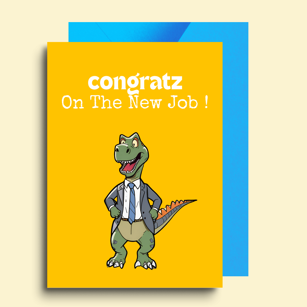 11 New Job Congratulations Greeting Card - Image 1