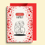 Happy Family Greeting Card