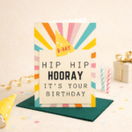Hip Hip Hooray Fun Birthday Greeting Card - Image 2