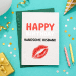 Romantic Birthday Card for Handsome Husband
