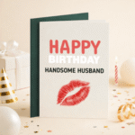 Romantic Birthday Card for Handsome Husband - Image 2