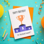 Funny Birthday Card – Fit Husband Award