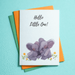Hello Little One Newborn Card