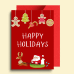 May Your Holidays Sparkling Bright Card