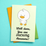 Ducking Awesome Funny Greeting Card
