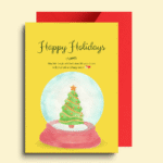 Peace, Love & Joy Holiday Card