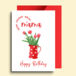 For My Mama Greeting Card