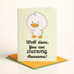 Ducking Awesome Funny Greeting Card - Image 2