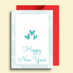 Shine Bright New Year Greeting Card