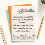 To the Love of My Life – Happy Anniversary Greeting Card