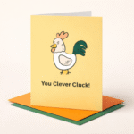 You Clever Cluck Funny Congrats Card - Image 2