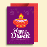 Divine Light & Joy Diwali Greeting Card