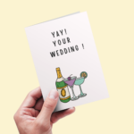 Yay Your Wedding Greeting Card - Image 2