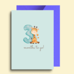 3 Months Pregnant Milestone Card