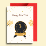 Heartfelt New Year Greetings Card