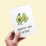 Happily Avo After Greeting Card – Fun Wedding & Anniversary Gift - Image 2