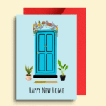 Elegant Happy New Home Greeting Card