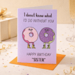 I Donut Know What I’d Do Without You – Happy Birthday Sister - Image 2