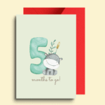 5 Months Pregnant Milestone Card