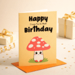 I Love You So Mush – Cute Happy Birthday Greeting Card - Image 2
