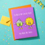 You Make Me Smile Greeting Card