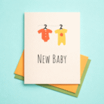Simple New Baby Greeting Card